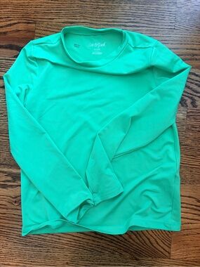 Cat & Jack Mint Green Long Sleeve rash guard